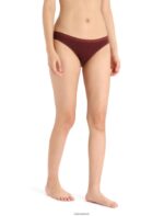 Icebreaker Women Merino Siren Bikini Briefs Z04NXR921 Clothing Espresso