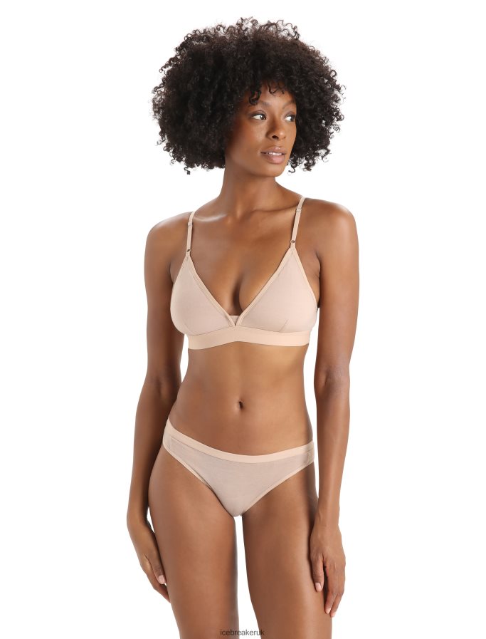 icebreaker_women_merino_siren_bra_z04nxr912_clothing_praline.jpg Icebreaker Women Merino Siren Bra Z04NXR912 Clothing Praline - Image 1