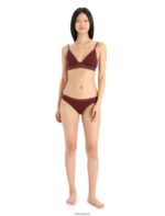 Icebreaker Women Merino Siren Bra Z04NXR913 Clothing Espresso - Image 3