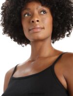 Icebreaker Women Merino Siren Cami Singlet Z04NXR536 Clothing Black - Image 5