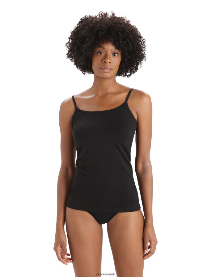 icebreaker_women_merino_siren_cami_singlet_z04nxr536_clothing_black.jpg Icebreaker Women Merino Siren Cami Singlet Z04NXR536 Clothing Black - Image 1
