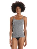 Icebreaker Women Merino Siren Cami Singlet Z04NXR538 Clothing Gritstone Heather