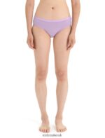 Icebreaker Women Merino Siren Hipkini Briefs Z04NXR518 Clothing Purple Gaze