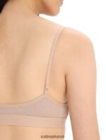 Icebreaker Women Merino Siren Padded Bra Z04NXR510 Clothing Praline - Image 6