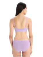 Icebreaker Women Merino Siren Padded Bra Z04NXR511 Clothing Purple Gaze - Image 2