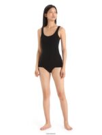 Icebreaker Women Merino Siren Tank Top Z04NXR528 Clothing Black - Image 3