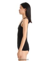 Icebreaker Women Merino Siren Tank Top Z04NXR528 Clothing Black - Image 6