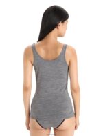 Icebreaker Women Merino Siren Tank Top Z04NXR529 Clothing Gritstone Heather - Image 2