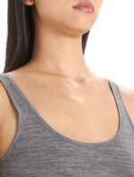 Icebreaker Women Merino Siren Tank Top Z04NXR529 Clothing Gritstone Heather - Image 4