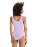 Icebreaker Women Merino Siren Tank Top Z04NXR534 Clothing Purple Gaze - Image 2