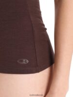 Icebreaker Women Merino Siren Tank Top Z04NXR535 Clothing Umber - Image 5