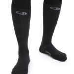 Icebreaker Women Merino Snow Liner Over the Calf Socks Z04NXR767 Accessories Black