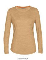 Icebreaker Women Merino Sphere II Long Sleeve T-Shirt Z04NXR900 Clothing Clove Heather - Image 6