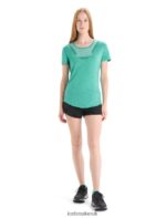 Icebreaker Women Merino Sphere II Short Sleeve T-Shirt Hitt Z04NXR672 Clothing Fresh Heather - Image 3