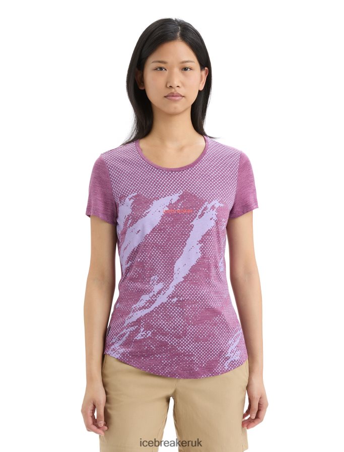 icebreaker_women_merino_sphere_ii_short_sleeve_t_shirt_trail_z04nxr660_clothing_go_berry_heather.jpg Icebreaker Women Merino Sphere II Short Sleeve T-Shirt Trail Z04NXR660 Clothing Go Berry Heather - Image 1