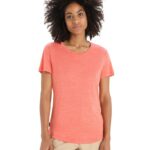 Icebreaker Women Merino Sphere II Short Sleeve T-Shirt Z04NXR608 Clothing Vibrant Earth Heather