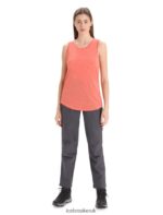 Icebreaker Women Merino Sphere II Tank Z04NXR618 Clothing Vibrant Earth Heather - Image 3