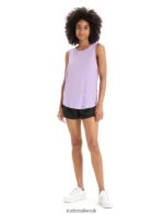 Icebreaker Women Merino Sphere II Tank Z04NXR619 Clothing Purple Gaze - Image 3