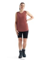Icebreaker Women Merino Sphere II Tank Z04NXR807 Clothing Grape - Image 2