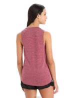 Icebreaker Women Merino Sphere II Tank Z04NXR809 Clothing Cherry Heather - Image 2