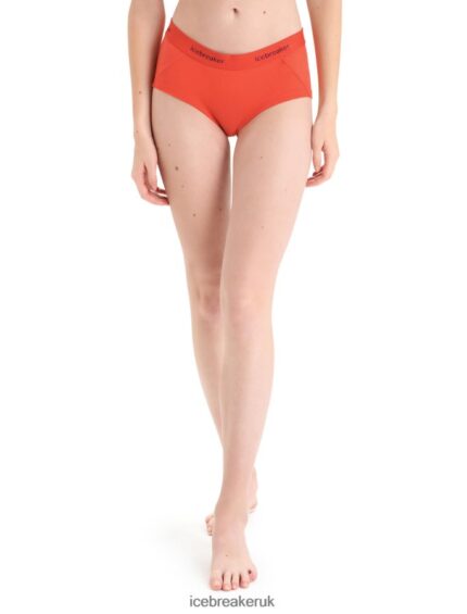 Icebreaker Women Merino Sprite Hot Pants Z04NXR548 Clothing Vibrant Earth