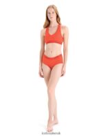 Icebreaker Women Merino Sprite Racerback Bra Z04NXR526 Clothing Vibrant Earth - Image 3