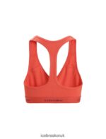 Icebreaker Women Merino Sprite Racerback Bra Z04NXR526 Clothing Vibrant Earth - Image 6