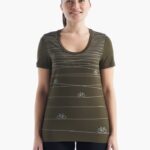 Icebreaker Women Merino Tech Lite II Short Sleeve Scoop T-Shirt Hill Sprint Z04NXR928 Clothing Loden