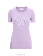 Icebreaker Women Merino Tech Lite II Short Sleeve T-Shirt Natural Z04NXR665 Clothing Purple Gaze - Image 6