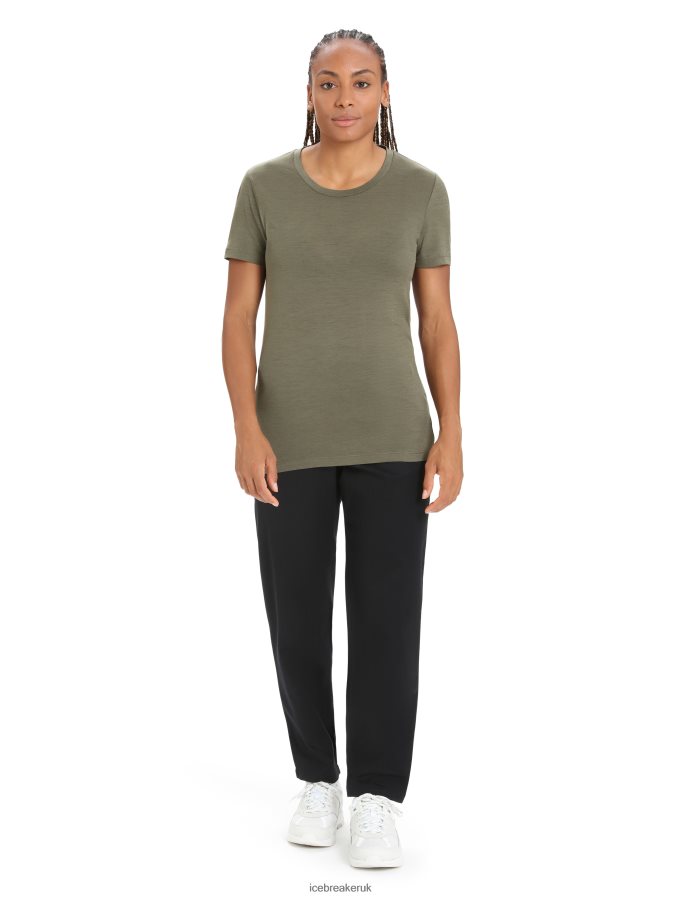 Icebreaker Women Merino Tech Lite II Short Sleeve T-Shirt Z04NXR601 Clothing Loden - Image 2