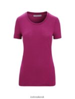 Icebreaker Women Merino Tech Lite II Short Sleeve T-Shirt Z04NXR604 Clothing Go Berry - Image 6