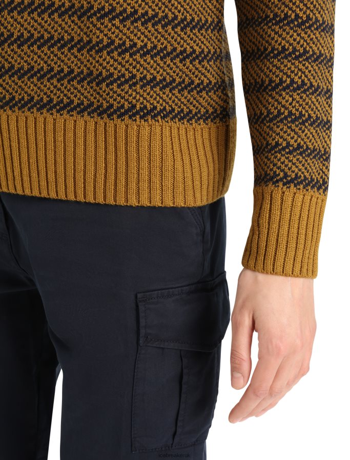Icebreaker Women Merino Waypoint Crewe Sweater Z04NXR823 Clothing Clove/Midnight Navy - Image 5