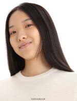 Icebreaker Women Merino Wilcox Long Sleeve Sweater Z04NXR720 Clothing Chalk - Image 4