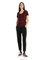 Icebreaker Women MerinoFine Interlock Pants Z04NXR748 Clothing Black - Image 3