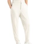 Icebreaker Women MerinoFine Interlock Pants Z04NXR856 Clothing Ecru Heather