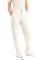 Icebreaker Women MerinoFine Interlock Pants Z04NXR856 Clothing Ecru Heather