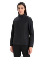 Icebreaker Women MerinoLoft Jacket Z04NXR687 Clothing Black