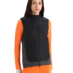 Icebreaker Women MerinoLoft Vest Z04NXR681 Clothing Black/Jet Heather