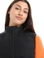 Icebreaker Women MerinoLoft Vest Z04NXR681 Clothing Black/Jet Heather - Image 4