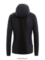 Icebreaker Women Shell+ Merino Cotton Windbreaker Z04NXR679 Clothing Black - Image 9
