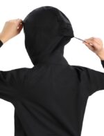 Icebreaker Women Shell+ Merino Hooded Jacket Z04NXR827 Clothing Black - Image 8