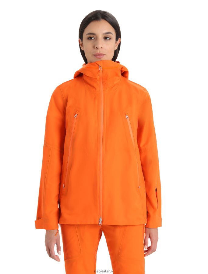 icebreaker_women_shell_merino_hooded_jacket_z04nxr828_clothing_flash.jpg Icebreaker Women Shell+ Merino Hooded Jacket Z04NXR828 Clothing Flash - Image 1