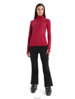 Icebreaker Women ZoneKnit Merino Insulated Long Sleeve Thermal Hoodie Z04NXR890 Clothing Cherry - Image 3