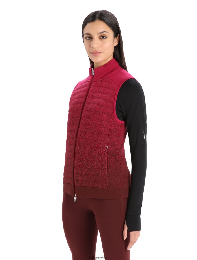 icebreaker_women_zoneknit_merino_insulated_vest_into_the_deep_z04nxr884_clothing_cherry_espresso.jpg Icebreaker Women ZoneKnit Merino Insulated Vest Into the Deep Z04NXR884 Clothing Cherry/Espresso - Image 1