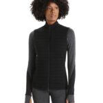 Icebreaker Women ZoneKnit Merino Insulated Vest Z04NXR684 Clothing Black