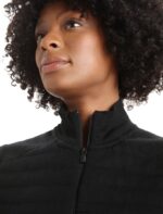Icebreaker Women ZoneKnit Merino Insulated Vest Z04NXR684 Clothing Black - Image 5