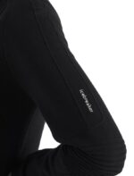 Icebreaker Women ZoneKnit Merino Long Sleeve Half Zip Z04NXR724 Clothing Black - Image 8