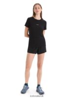 Icebreaker Women ZoneKnit Merino Short Sleeve T-Shirt Z04NXR657 Clothing Black - Image 3