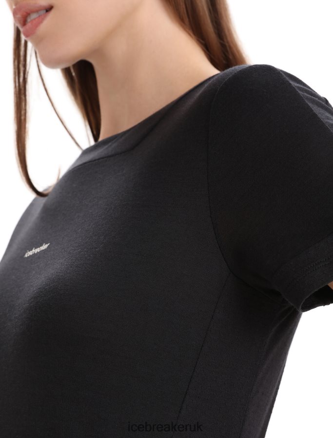 Icebreaker Women ZoneKnit Merino Short Sleeve T-Shirt Z04NXR657 Clothing Black - Image 6