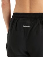 Icebreaker Women ZoneKnit Merino Shorts Z04NXR739 Clothing Black - Image 6